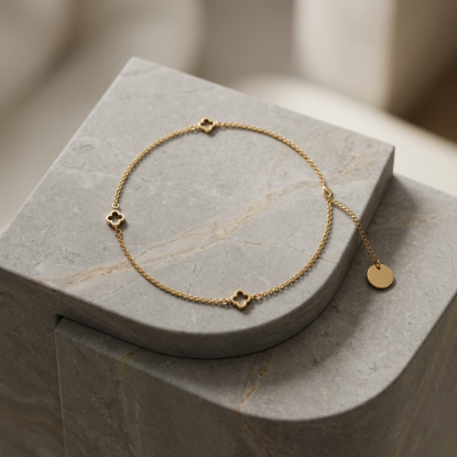 triple-clover-charm-gold-bracelet